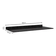 Tampo Para Balcão 120 Cm Cor Mármore Preto Poquema Foto mini 4