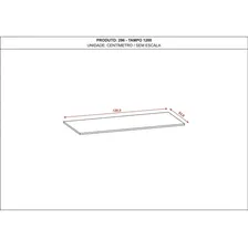 Tampo Retangular Para Cozinha 120cm Wt Foto mini  2