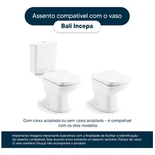 Tampo Vaso em Resina de Poliéster para modelo Bali Branco para Louça Incepa Foto mini 4