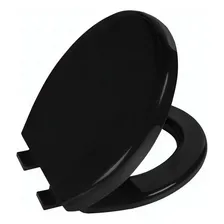 Tampo Vaso Sanitário Oval Com Amortecedor Preto Astra Foto mini 1