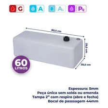 Tanque 60 Litros Com Pescador Fixo De Latão 3/8 Foto mini  2