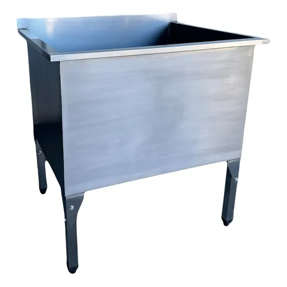 Tanque Aço Inox Industrial Reforçado 95x75x90cm 304,5 L Foto 1