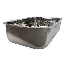 Tanque Inox 40x34 304 + Cuba Inox N1 46x30x17 430 Polido Foto mini 4