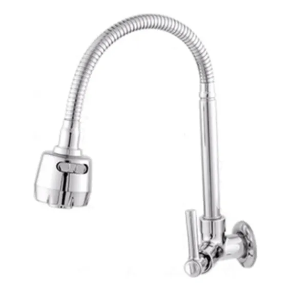 Tanque Inox 40x40x22cm Escovado Com Torneira Gourmet Parede Foto 1