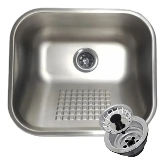 Tanque Inox Acetinado Escovado 40x34 - Tecnocuba Foto 1