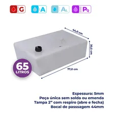 Tanque Para Barco 65 Litros + Pescador Fixo Foto mini 2