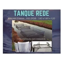 Tanque Rede Para Alevinos Com Tampa Anti Pássaro Malha 0,5 Foto mini  2