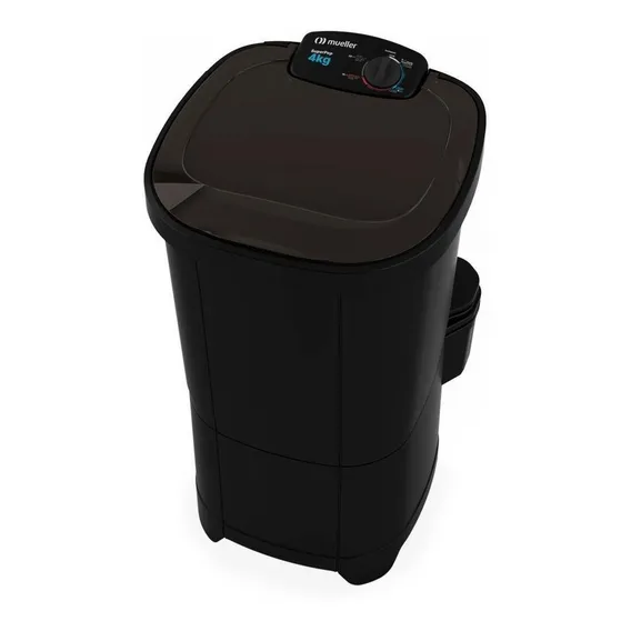 Tanquinho Lavar Roupa Mueller Superpop 4kg Preto 220V Foto 1