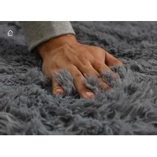 Tapete 1,50x0,60 Super Peludo Passadeira Antiderrapante Luxo Comprimento 1.5 M Cor Passadeira Cinza Desenho Do Tecido Passadeira Shaggy Macio Largura 0.6 M Foto mini 4