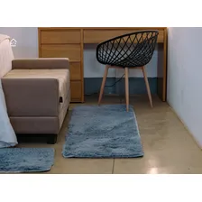 Tapete 1,50x0,60 Super Peludo Passadeira Antiderrapante Luxo Comprimento 1.5 M Cor Passadeira Cinza Desenho Do Tecido Passadeira Shaggy Macio Largura 0.6 M Foto  mini 1
