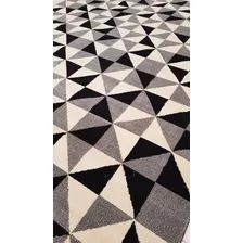 Tapete 3d Aspect Black Tiles 3.5 2.5 Tscl Cor Preto Desenho do tecido Geométrico Foto mini 4
