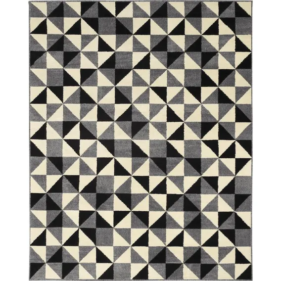 Tapete 3d Aspect Black Tiles 3.5 2.5 Tscl Cor Preto Desenho do tecido Geométrico Foto 1