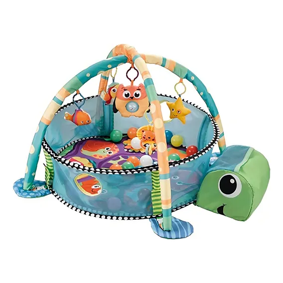Tapete Atividades Bebê Piscina Bolinha Tartaruga Foto 1
