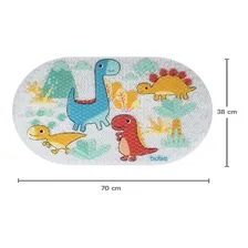 Tapete Banho Antiderrapante Dino Ventosa Infantil Segurança Cor Colorido Foto mini 3