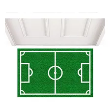 Tapete Campo De Futebol Time Capacho Divertido 13mm Presente Cor - Desenho Do Tecido Trama VinÃlica 13mm Emborrachado Antiderrapante Foto mini 1
