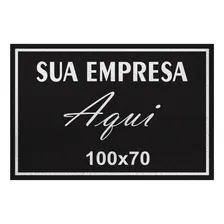 Tapete Capacho 100x70 Personalizado Logomarca Empresa Loja Foto mini 1