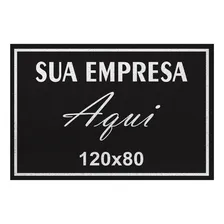 Tapete Capacho 120x80 Personalizado Resistente Cor Azul Comprimento 120 Cm Desenho Do Tecido Tapete Capacho Personalizado Largura 80 Cm Foto  mini 1