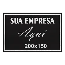 Tapete Capacho 200x150 Personalizado Logomarca Foto mini 1