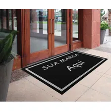 Tapete Capacho 250x150 Personalizado Logomarca Empresa Loja Foto  mini 1