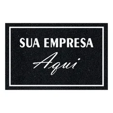 Tapete Capacho 80x50 Personalizado Logomarca Empresa Loja Foto  mini 1