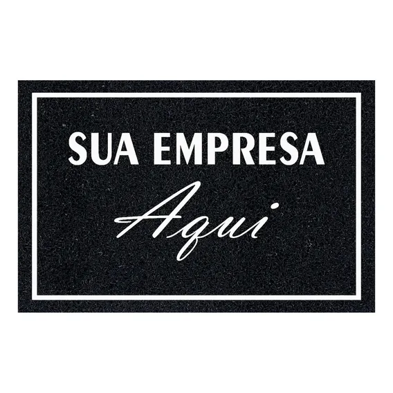 Tapete Capacho 80x50 Personalizado Logomarca Empresa Loja Foto 1