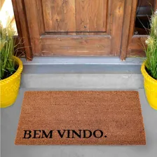 Tapete Capacho Bem Vindo Antiderrapante Luxo 40x60cm Foto mini 4