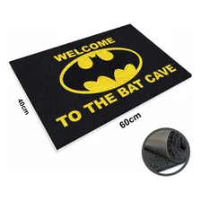 Tapete Capacho Divertido Geek Batman Batcave Porta Entrada Foto mini 2