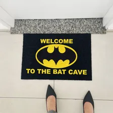 Tapete Capacho Divertido Geek Batman Batcave Porta Entrada Foto mini 4