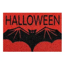 Tapete Capacho Divertido Halloween Morcego Foto mini 1