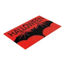 Tapete Capacho Divertido Halloween Morcego Foto mini 2