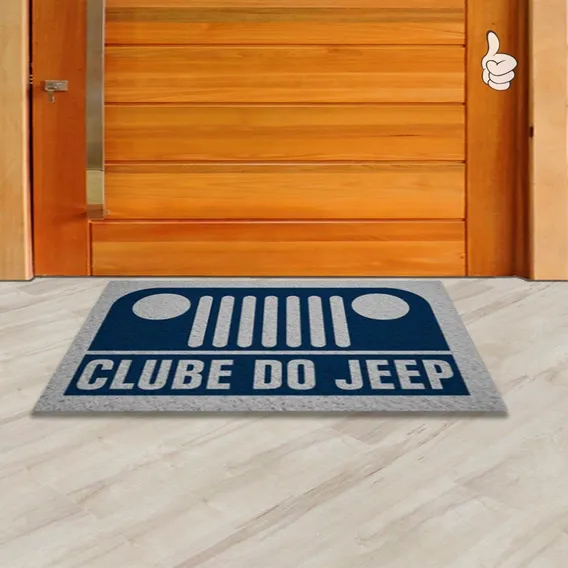 Tapete Capacho Divertido Veículos Clube Do Jeep Foto 1