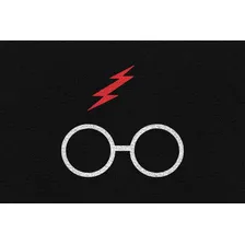 Tapete Capacho Geek Harry Potter 60x40 Divertido 13mm Cor - Desenho do tecido Trama Vinílica 13mm Foto mini  3