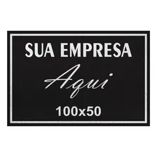 Tapete Capacho Personalizado 100x50 Com Sua Logo Foto mini 1