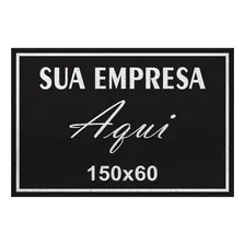 Tapete Capacho Personalizado 150x60 C/borda Rebaixada Foto mini 1