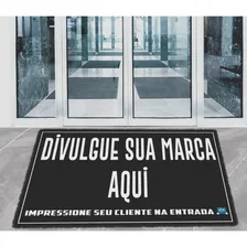 Tapete Capacho Personalizado Antiderrapante 90x60 Comercial Foto  mini 1
