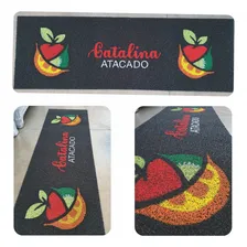 Tapete Capacho Personalizado Antiderrapante 90x60 Comercial Foto mini  3