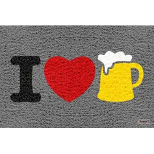 Tapete Capacho Personalizado - I Love Cerveja 60x40 Foto mini 2