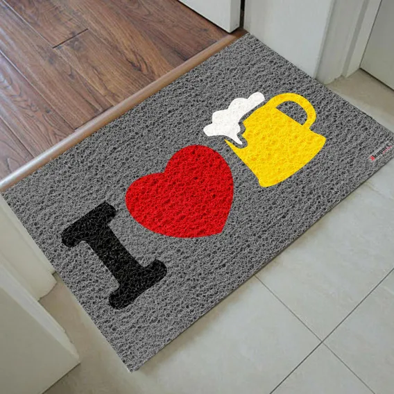 Tapete Capacho Personalizado - I Love Cerveja 60x40 Foto 1