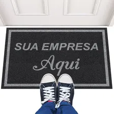 Tapete Capacho Redondo 120x120 Personalizado Loja Comércio Comprimento 120 Cm Cor - Desenho Do Tecido Trama VinÃlica 13mm Emborrachado Antiderrapante Largura 120 Cm Foto mini 1