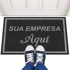 Tapete Capacho Redondo 150x150 Personalizado Loja Comércio Comprimento 150 Cm Cor - Desenho Do Tecido Trama Vinílica 13mm Emborrachado Antiderrapante Largura 150 Cm Foto  mini 1