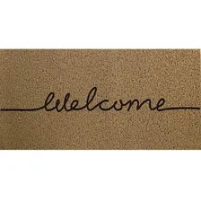 Tapete Capacho Vinil 30x70 Cm Welcome Foto mini  3
