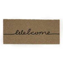 Tapete Capacho Vinil 30x70 Cm Welcome Foto  mini 1
