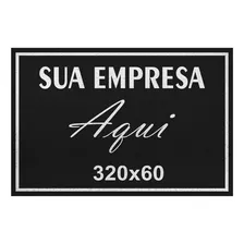 Tapete capacho vinil personalizado Capacheria Capacho Personalizado 320x60 personalizado - de 3.2m x 60cm Foto mini 1