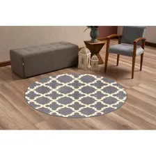 Tapete Celestine Prata 1,5m Redondo Geometrico 150cm Herat Foto  mini 1