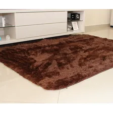 Tapete Costa Oro Tapete Felpudo Marrom Chocolate 1,50x2,00-pelo Alto Costaoro Cor Marrom Tapete Felpudo Marrom Chocolate 1,50x2,00-pelo Alto Costaoro Foto mini 1