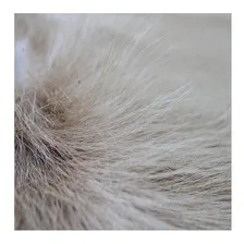 Tapete Couro Inteiro Formato Do Boi Médio Bege Foto mini 4