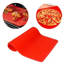Tapete Culinário De Silicone Antiaderente Pirâmide Assar Foto mini 1