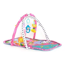 Tapete De Atividade Infantil Almofadado Com Arco Rosa 2m Foto  mini 1