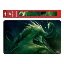 Tapete Duelo Dragao Cristal Esmeralda Central Playmat Magic Foto mini 1