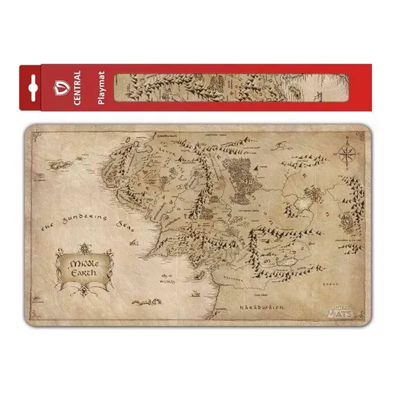 Tapete Duelo Mapa Terra Media Central Playmat Magic Mat Foto 1